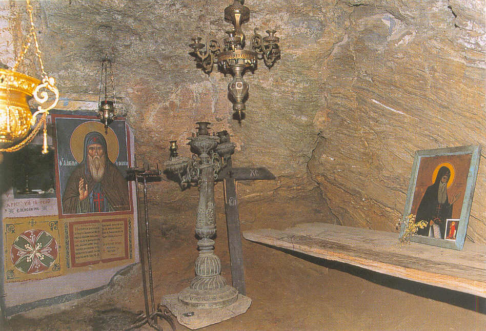 В пещере преподобного Антония